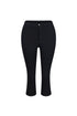 Feminine Fit High Waist Capri Pants